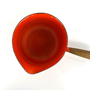 Red Orange Lotus Sauce Pan