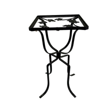 Load image into Gallery viewer, Black Flowers Patio Table