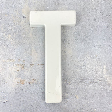 Plastic Sign Letter T