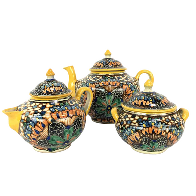 Talavera Pottery Coffee Set