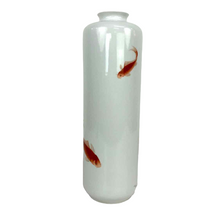 Load image into Gallery viewer, Koi Goldfish Porcelain Vase