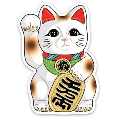 Maneki Neko Cat Sticker
