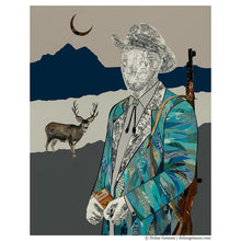 Load image into Gallery viewer, The Quilted Wrangler (Hunter) Signed Print