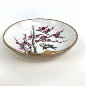 Brass & Porcelain Asian Bowl
