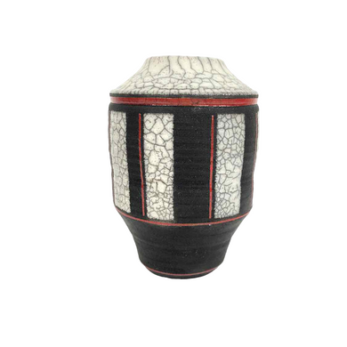 Raku Pottery Vase