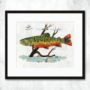 Brook Trout Signed Print