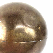 Load image into Gallery viewer, Brass Ball &amp; Wooden Stand