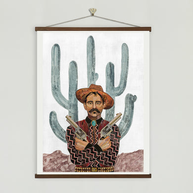 Saguaro Cowboy Signed Print