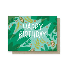 Load image into Gallery viewer, Green Friends Birthday Mini Card