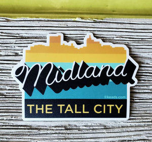 Midland The Tall City Sticker