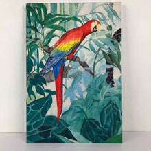Load image into Gallery viewer, Quilted Parrot Fabric Art Panels