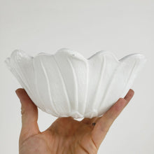 Load image into Gallery viewer, Milk Glass Flower Bowl