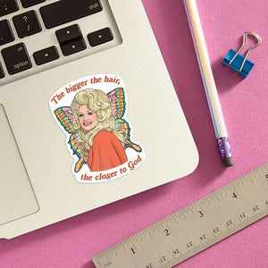 Big Hair Dolly Parton Sticker