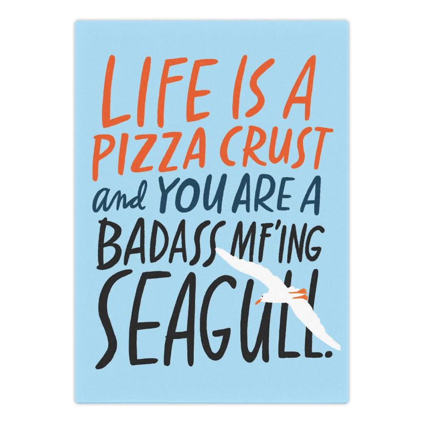 Pizza Crust Seagull Magnet