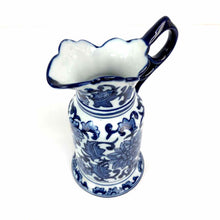 Load image into Gallery viewer, Blue &amp; White Porcelain Pitcher