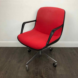 Modern Rolling Red Desk Chair