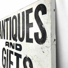 Load image into Gallery viewer, Antiques &amp; Gifts Metal Sign