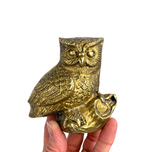 Small Brass Owl