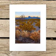 Load image into Gallery viewer, Golden Big Bend Landscape Print