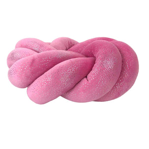 Barbie Pink Spiral Knot Pillow