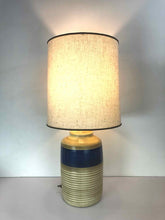 Load image into Gallery viewer, Striped Pottery Lamp