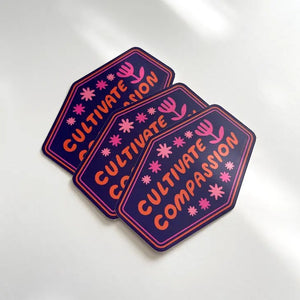 Cultivate Compassion Sticker