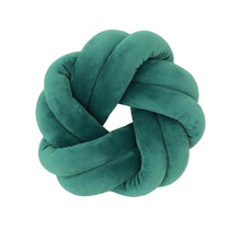 Load image into Gallery viewer, Steamed Spinach Spiral Knot Pillow