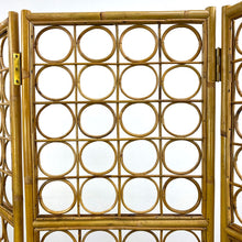 Load image into Gallery viewer, Bent Rattan Room Divider