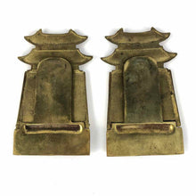 Load image into Gallery viewer, Brass Pagoda Bookends