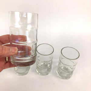 Clear Glass Juice Glasses
