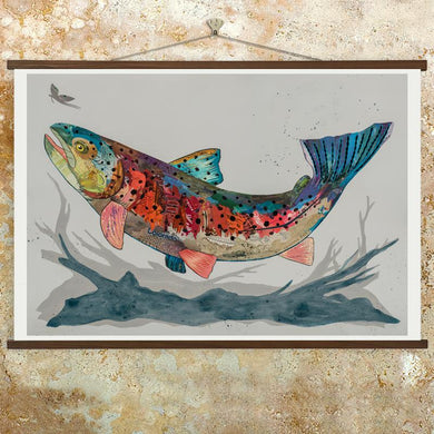 Roaring Fork - Rainbow Trout Signed Print