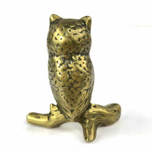 Load image into Gallery viewer, Brass Owl on Branch