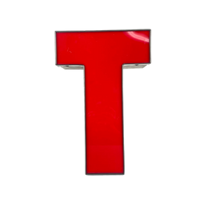 Red T Channel Letter