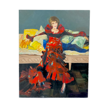 Load image into Gallery viewer, Woman in Red Painting