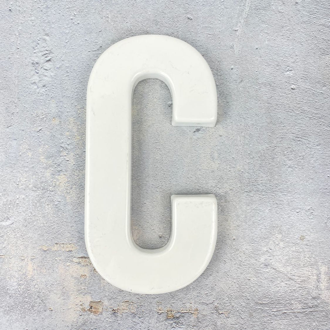 Plastic Sign Letter C