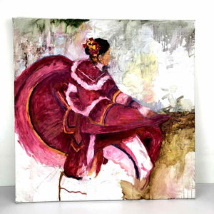 Mexican Dancer Painting