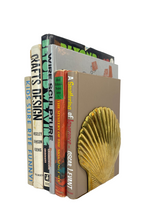 Load image into Gallery viewer, Brass Shell Bookends