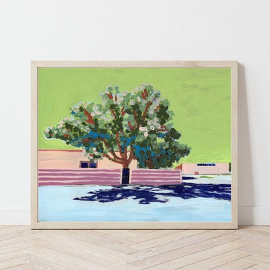 West Texas Live Oak Tree Print