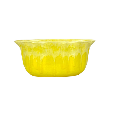 Yellow Pottery Planter