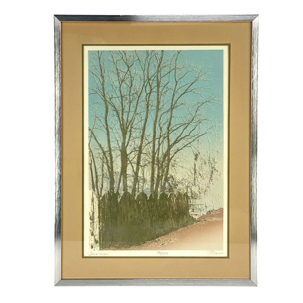 Fences & Trees Signed Print