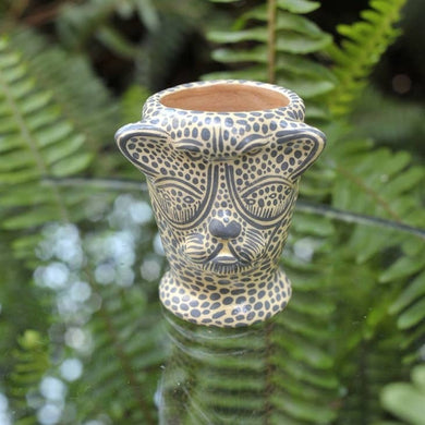 Jaguar Pottery Shot Glass