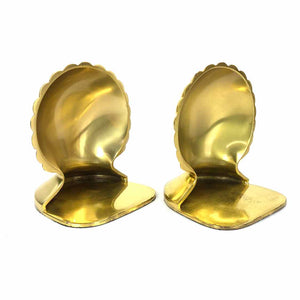 Gold Shell Bookends – Found Furnishings