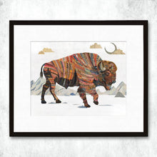 Load image into Gallery viewer, Bison Rest not Western Herald Signed Print