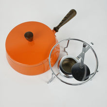 Load image into Gallery viewer, Orange Fondue Pot
