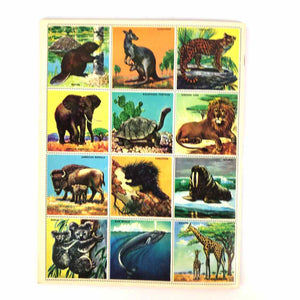 Animal Stamps Book
