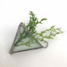 Load image into Gallery viewer, Leaded Glass Pyramid Vase