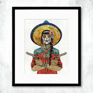 Dolan Geiman Signed Print Vaquera (Red)