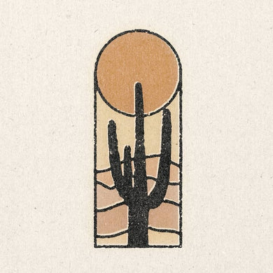 Saguaro Cactus Print