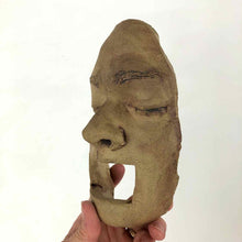 Load image into Gallery viewer, Face Cast Pottery Sculpture