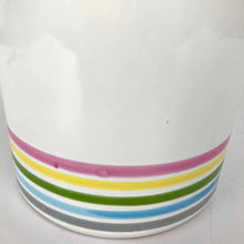 Load image into Gallery viewer, Striped Italian Pottery Planter